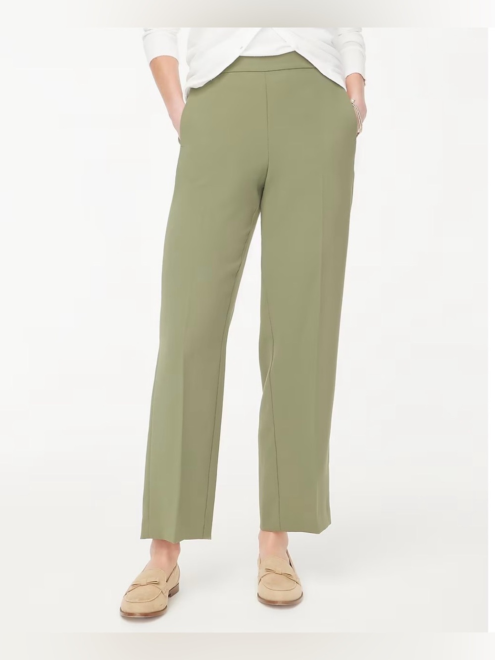 J. Crew Factory Jaime Wide-leg Pull-up Pant